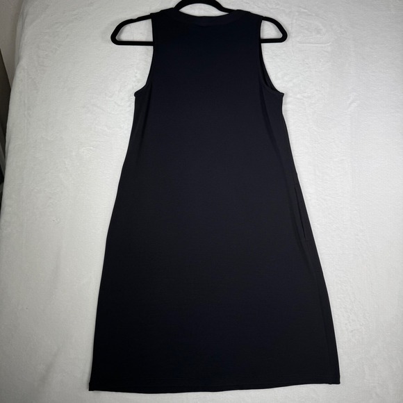 Tommy Bahama Island Cays Pique Lace-Up Coverup Black Mini Dress Size S - Picture 3 of 7